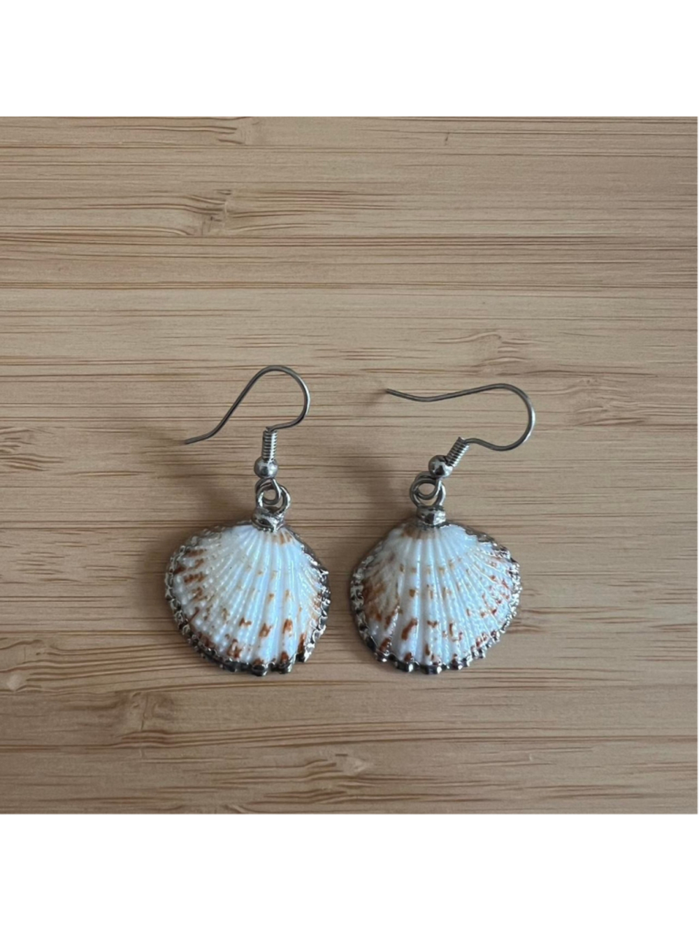Handmade authentic shell earrings
